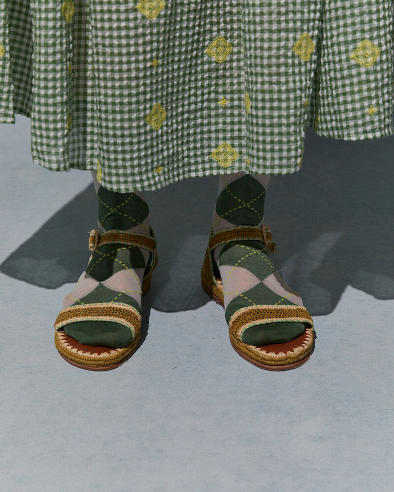 【NEW】AM-15B / SEE-THROUGH ARGYLE SOCKS