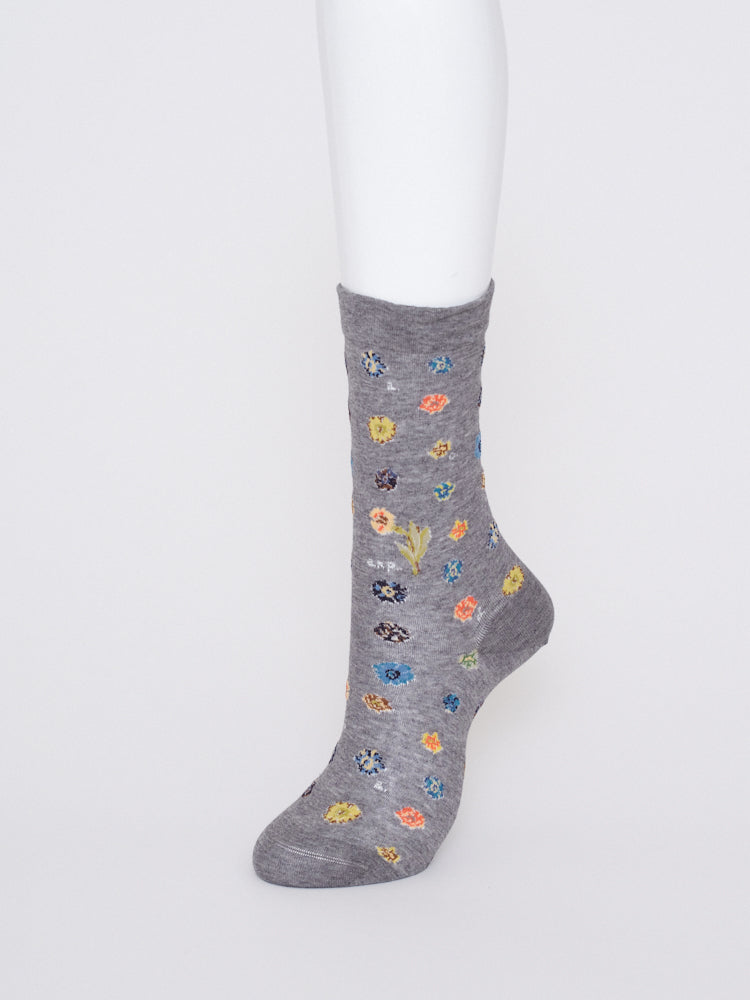 POLKA FLOWER SOCKS