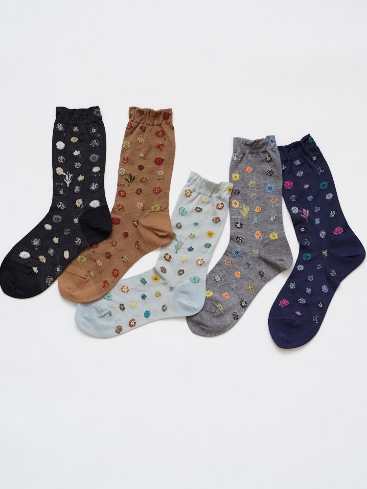 POLKA FLOWER SOCKS