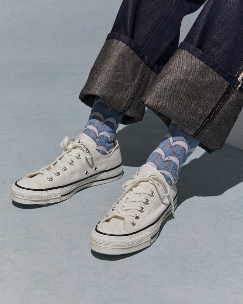 【NEW】AS-186A / FISH-WAVE SOCKS