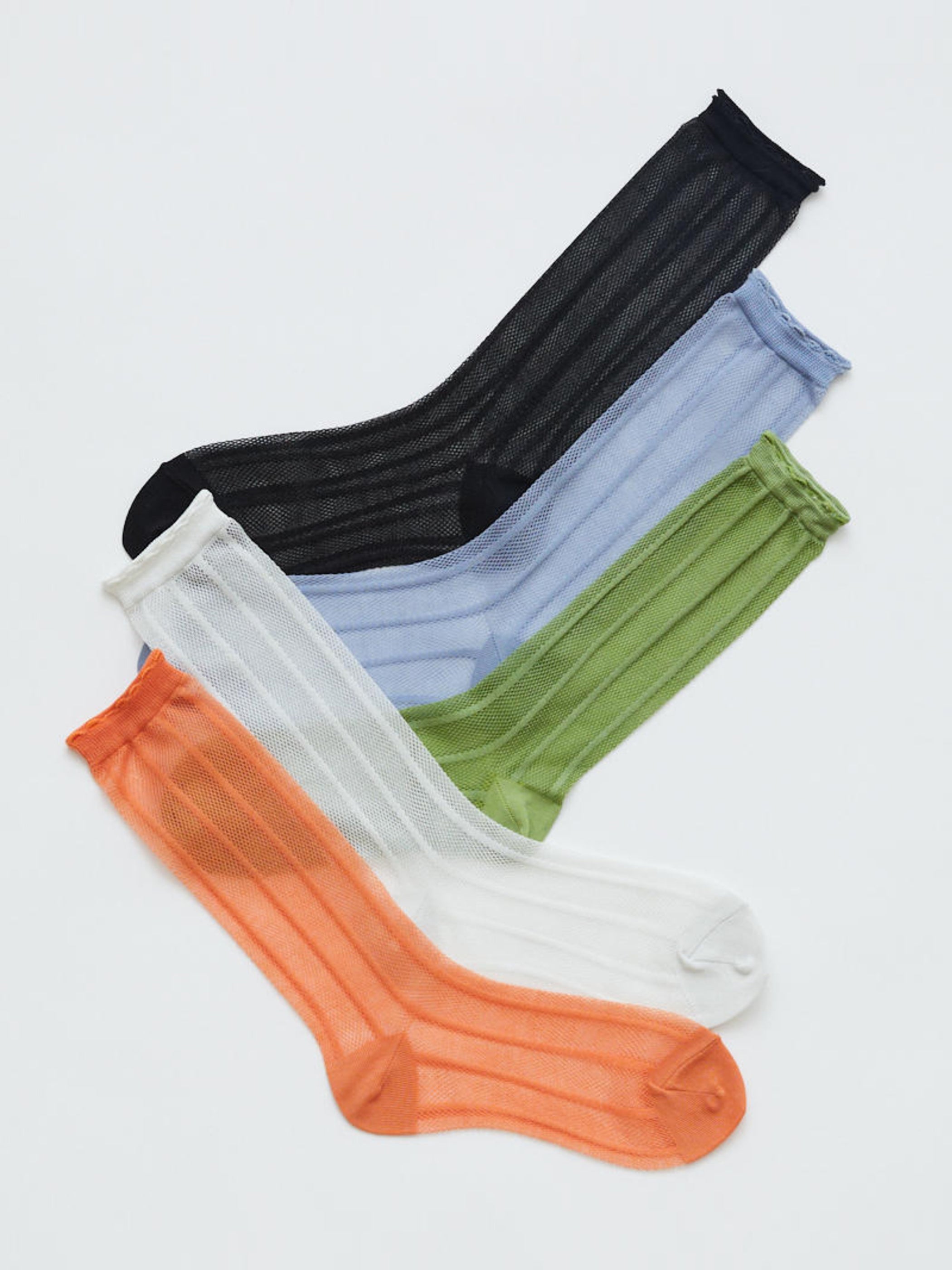 MESH STRIPE SOCKS