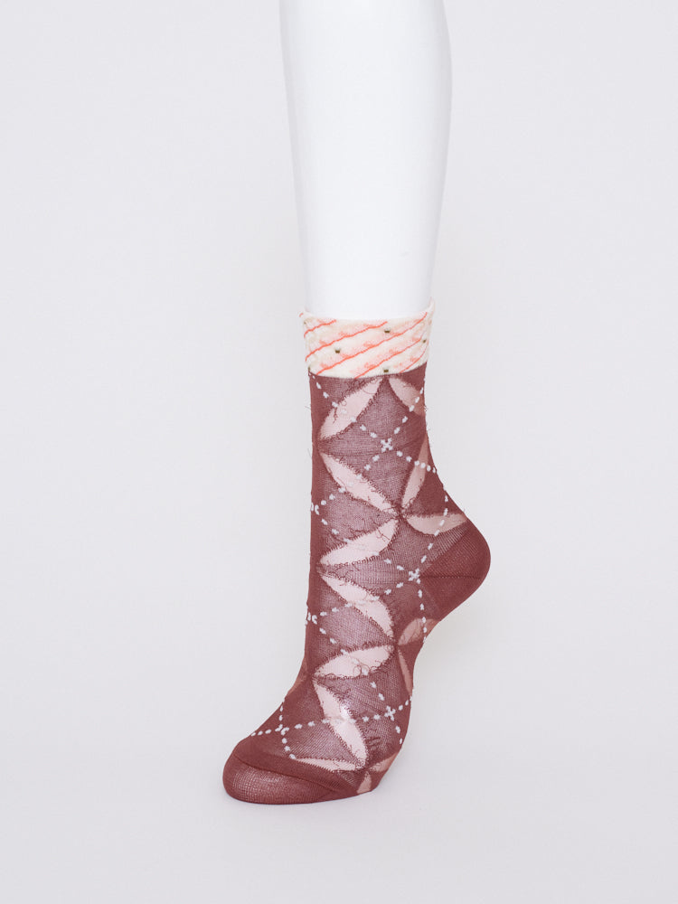 CIRCLE ARGYLE SOCKS