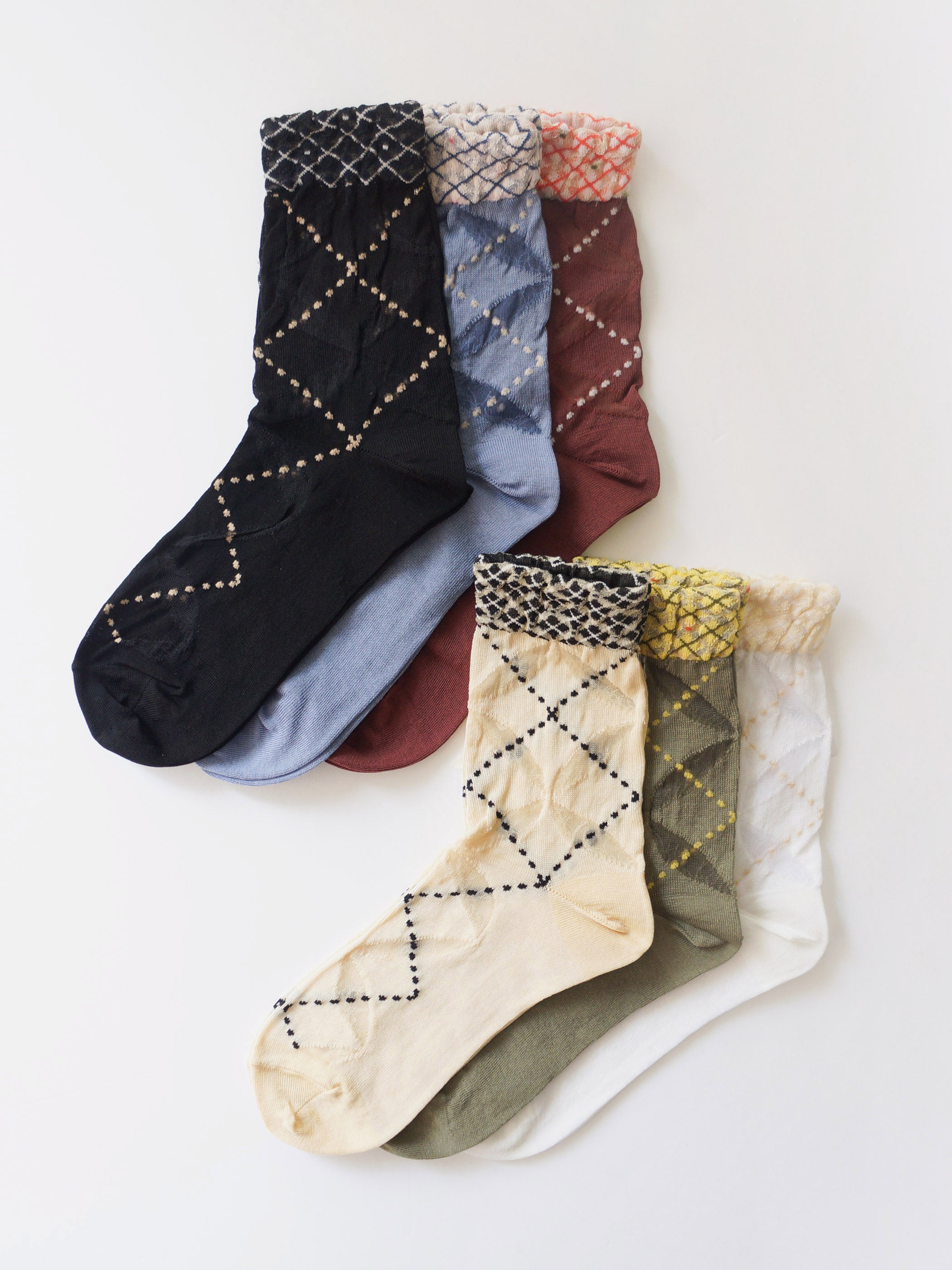 CIRCLE ARGYLE SOCKS