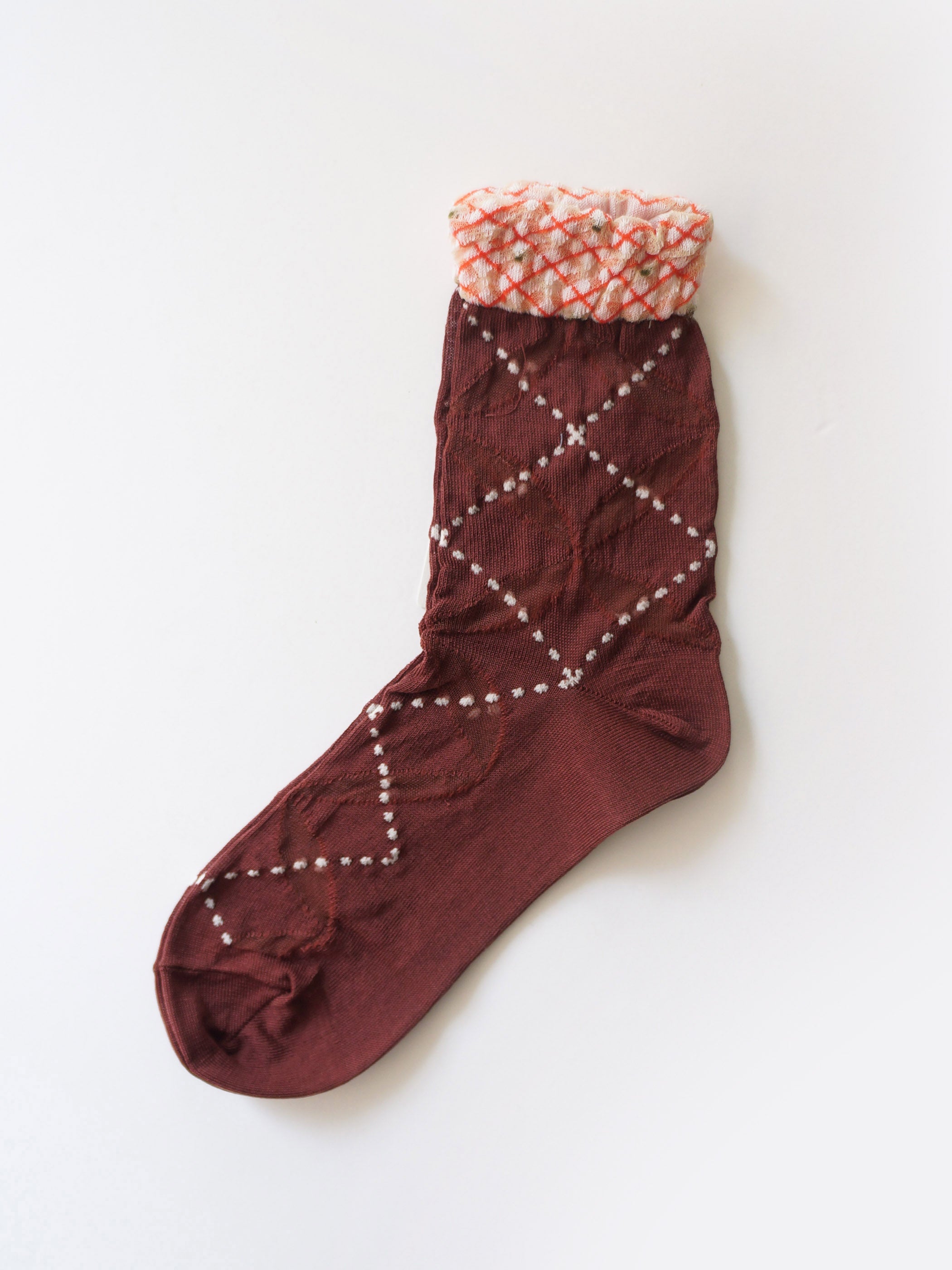 CIRCLE ARGYLE SOCKS