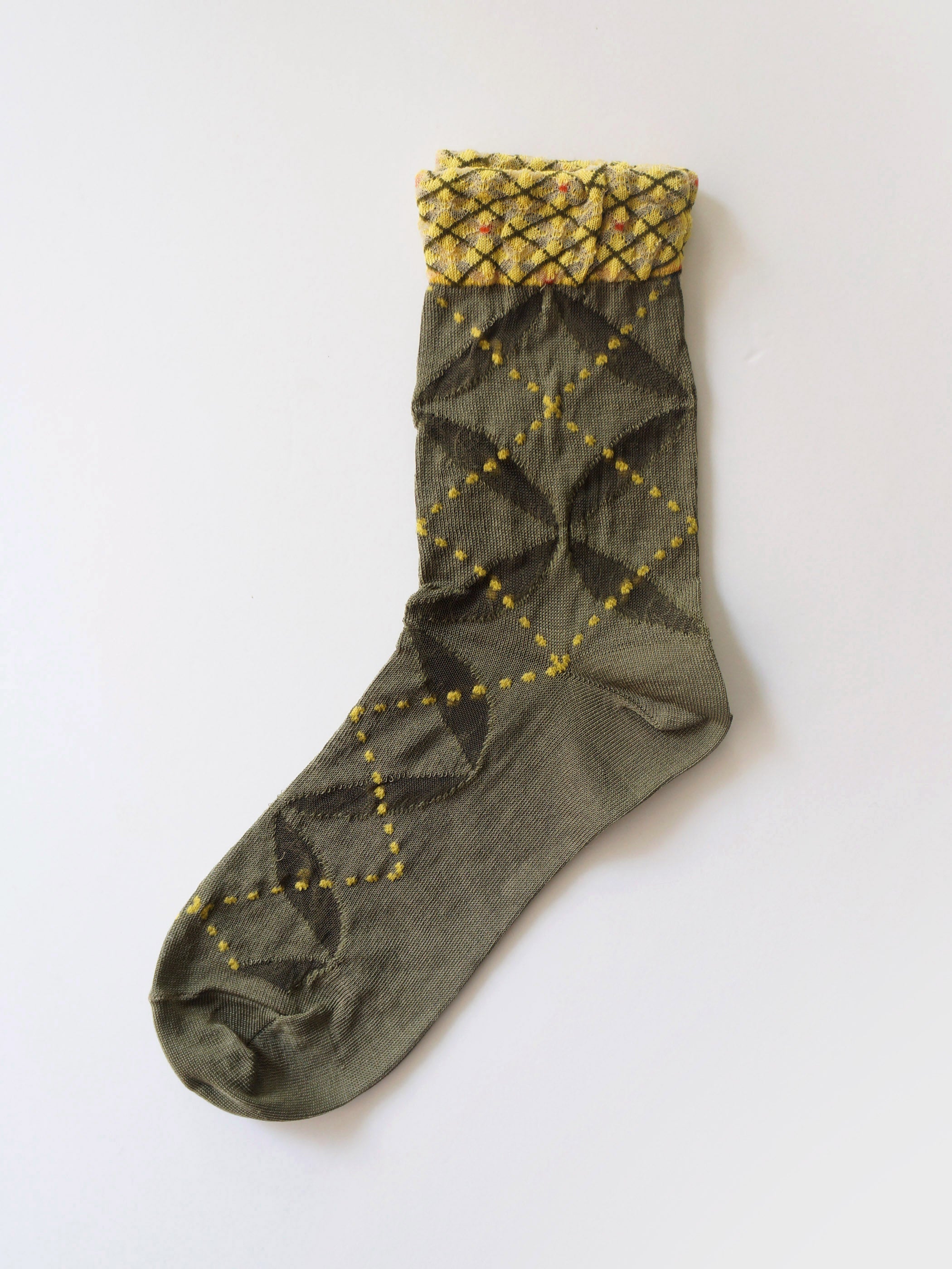 CIRCLE ARGYLE SOCKS