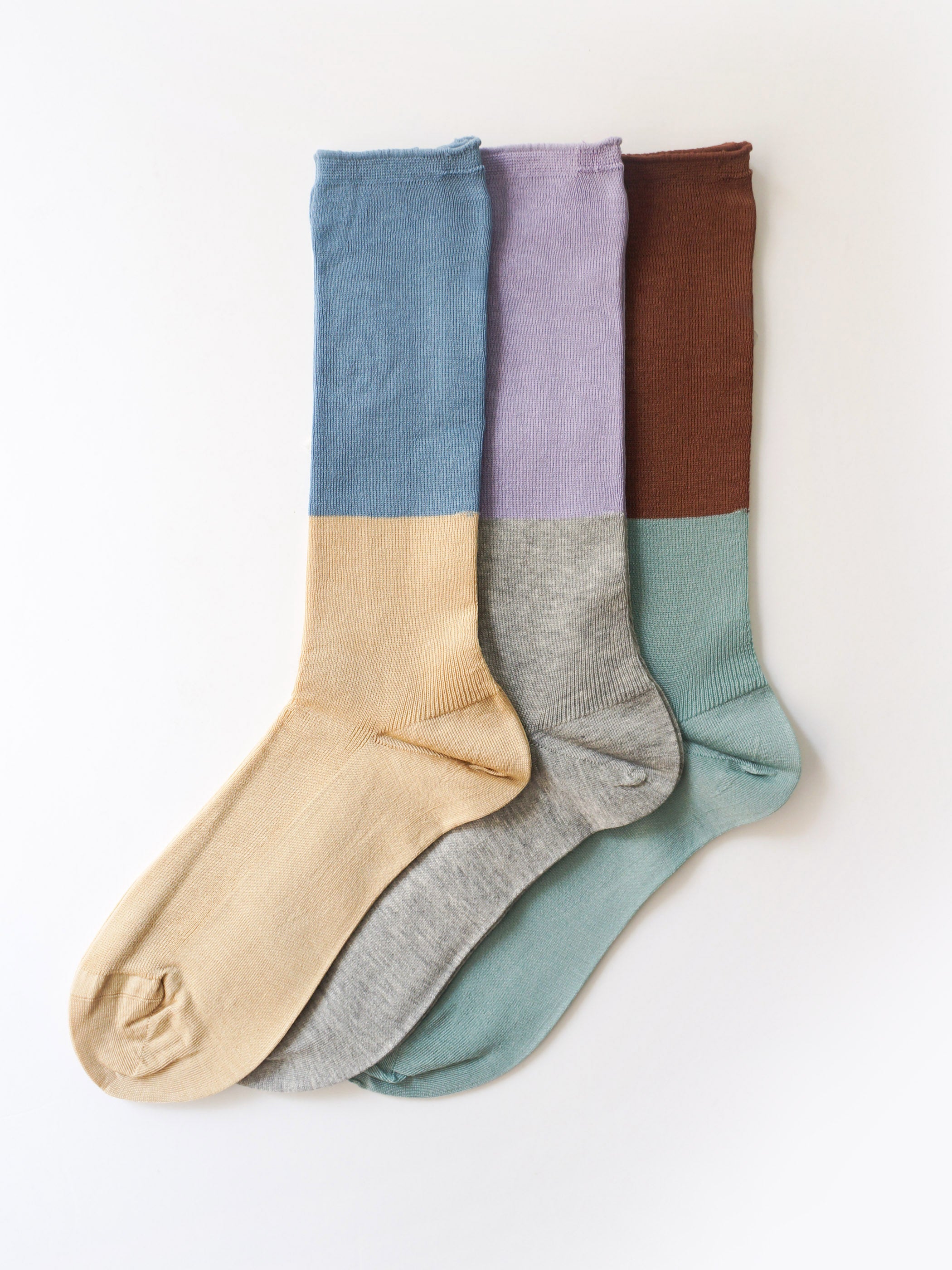 TWO TONE SOCKS