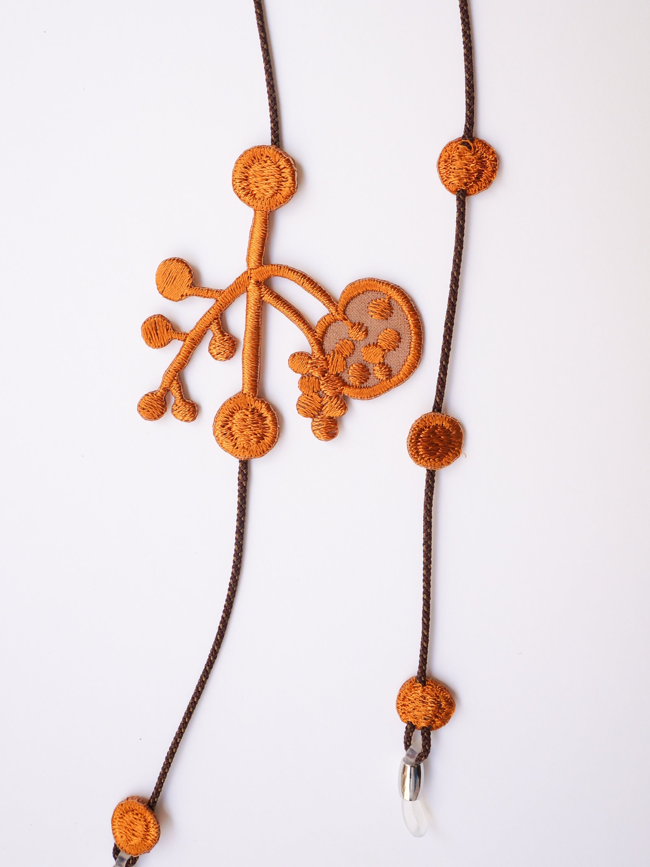 刺繍メガネストラップ