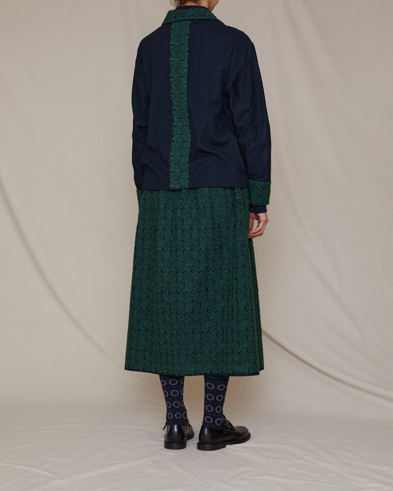 EMBROIDERY BLOUSE / BLACK*BLACK