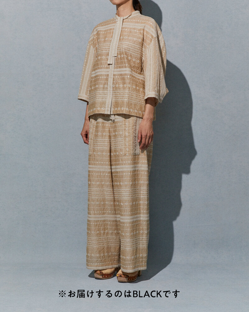 【NEW】EP248 / EMBROIDERY PANTS