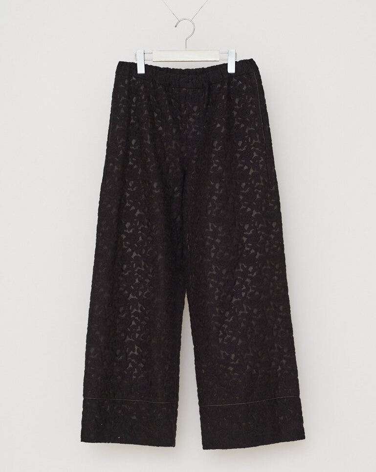ORGANDY EMBROIDERED PANTS