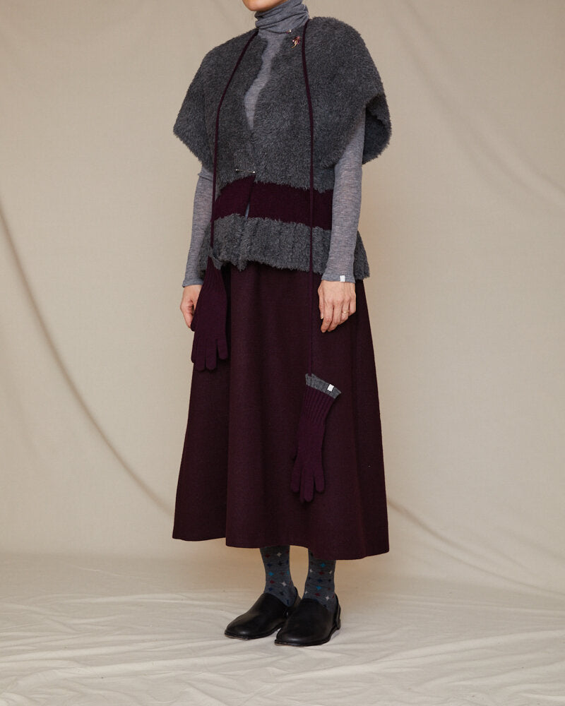 WOOL RIB KNIT PO/FC437A