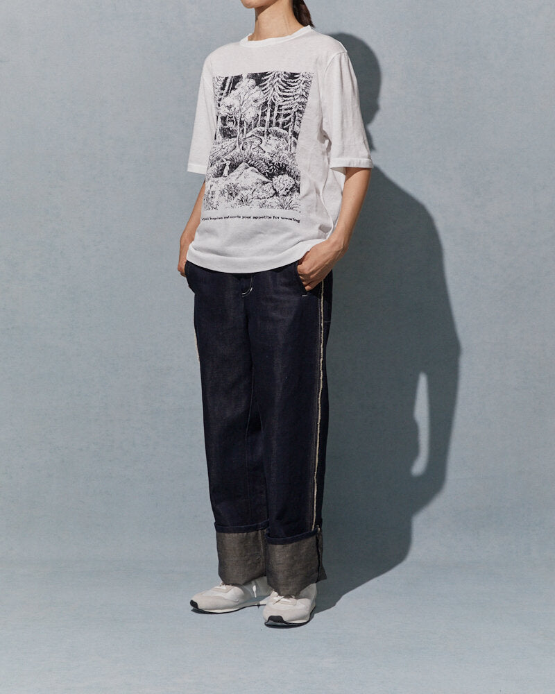 【NEW】GP1L / COTTON-LINEN DENIM PANTS / INDIGO