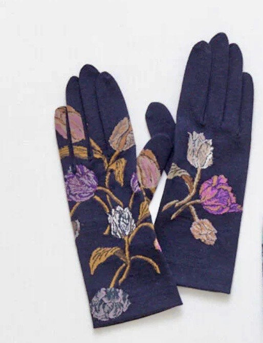 SOCK KNIT GLOVES / NG1-805 / BOUQUET TULIP