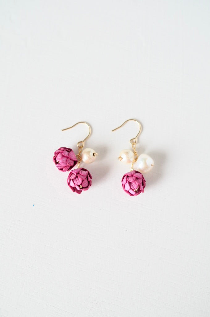 14kgf Bouton Pearl ピアス/イヤリング