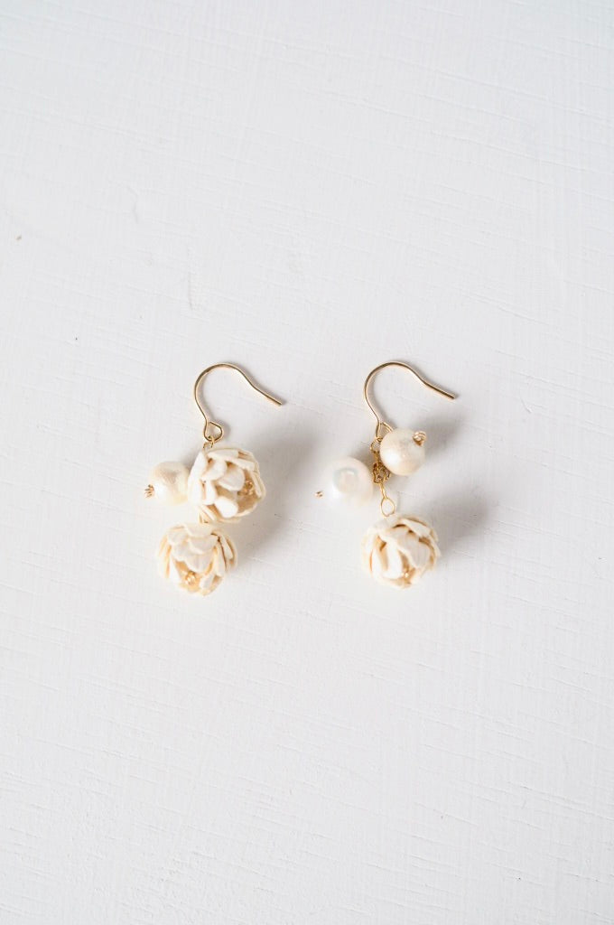 14kgf Bouton Pearl ピアス/イヤリング