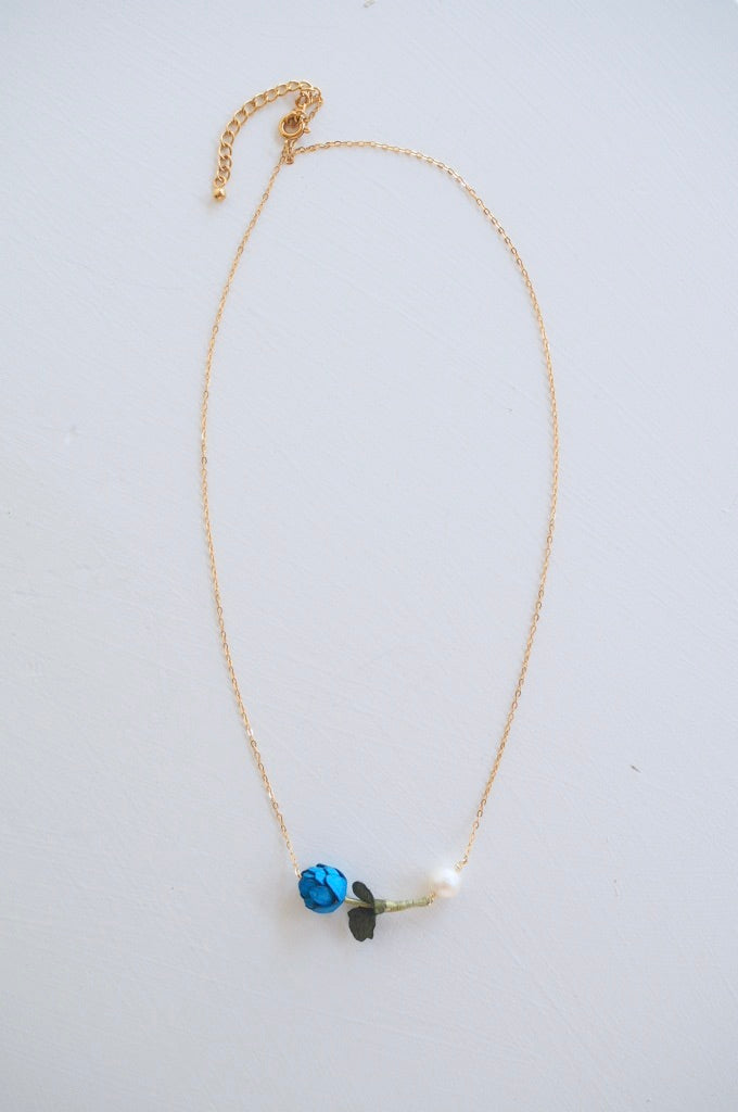 革の花蕾 Bouton Pearl necklace