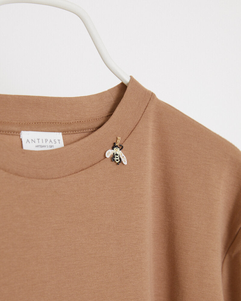 KNT252/C-F T-SHIRT / BLACK