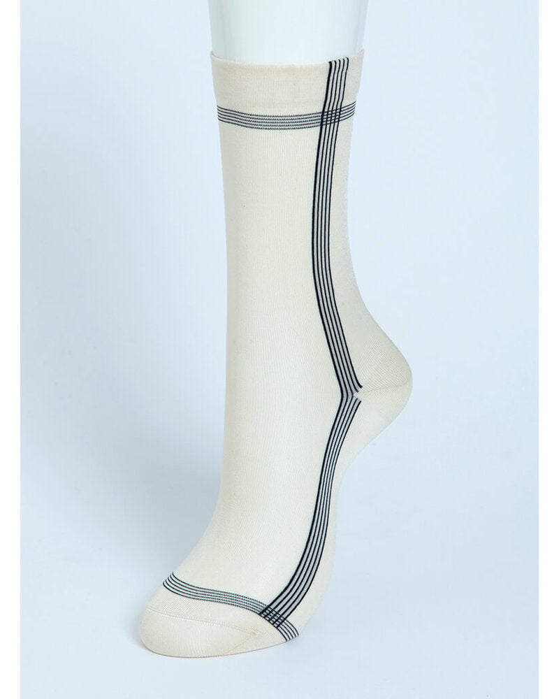 SIDE LINE SILK SOCKS