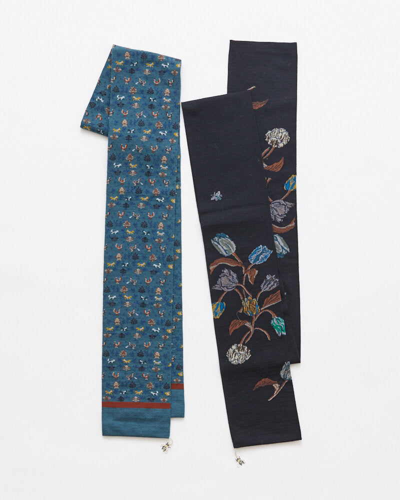 SOCK KNIT MUFFLER / KALEIDOSCOPE / M46-807(蜂モチーフ付)