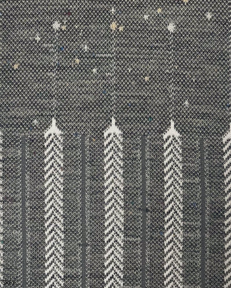 SOCK KNIT MUFFLER W/FRINGE