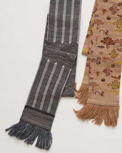 SOCK KNIT MUFFLER W/FRINGE