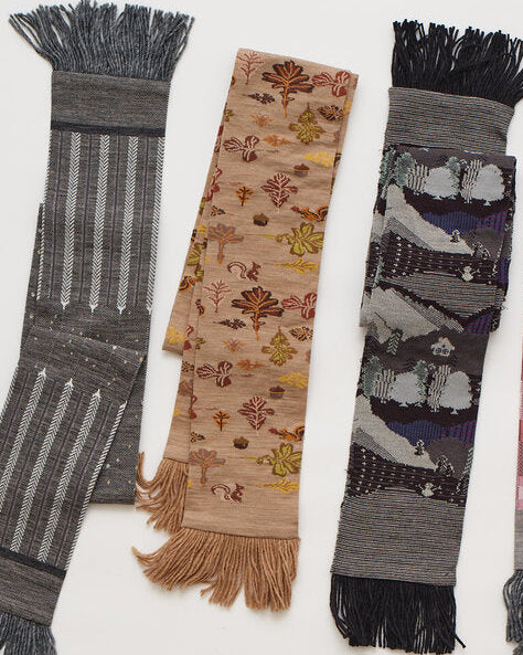 SOCK KNIT MUFFLER W/FRINGE
