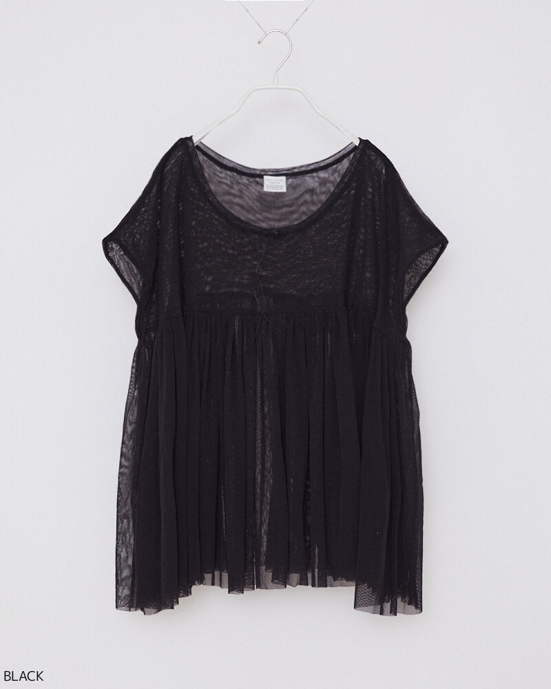 MT118 / MESH TOPS / BLACK