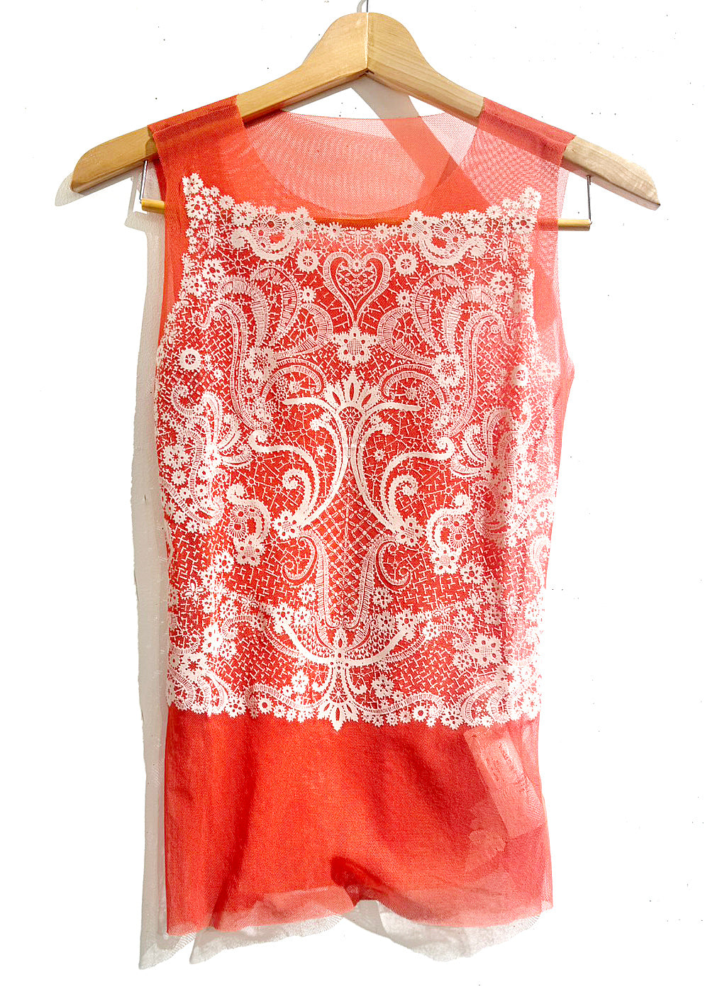 **MESH: ORANGE**MESH N/S WITH FLOCK