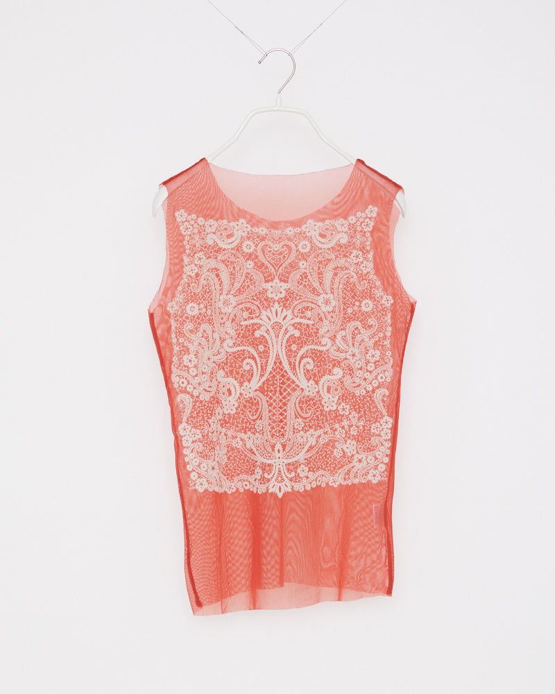 **MESH: ORANGE**MESH N/S WITH FLOCK