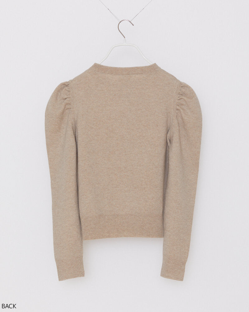 SOCK KNIT PULLOVER / BEIGE*IVORY