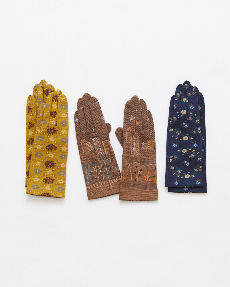 SOCK KNIT GLOVES / NG1-805 / BOUQUET TULIP