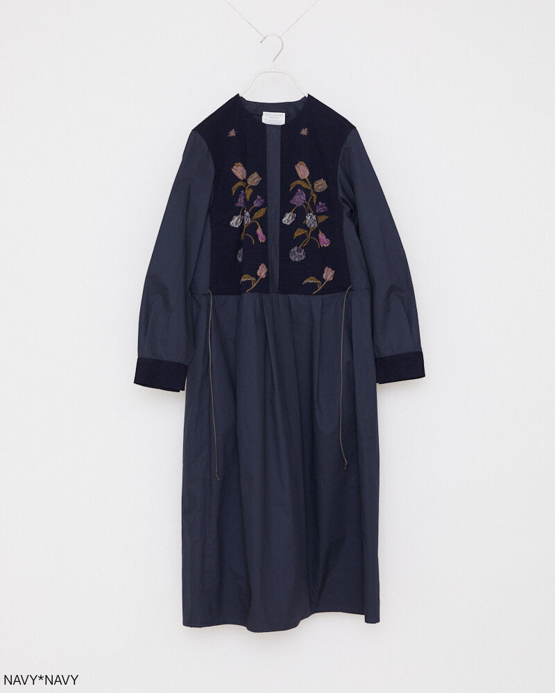 SOCK KNIT DRESS NAVY*NAVY