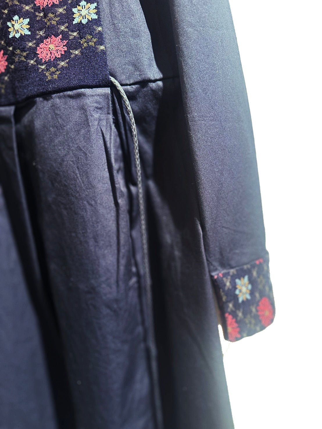 SOCK KNIT DRESS / NAVY*NAVY