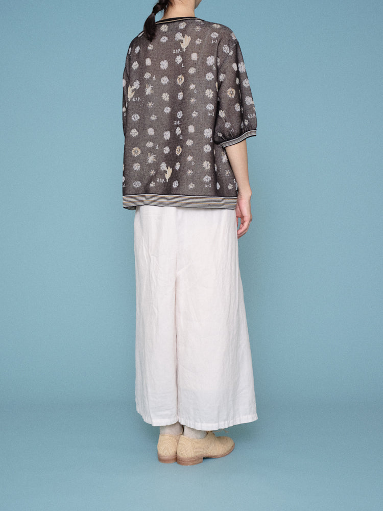 JACQUARD KNIT PULLOVER