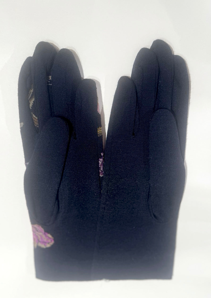 SOCK KNIT GLOVES / NG1-805 / BOUQUET TULIP