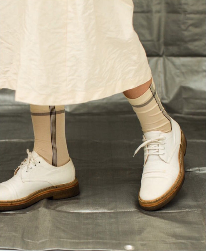 SIDE LINE SILK SOCKS