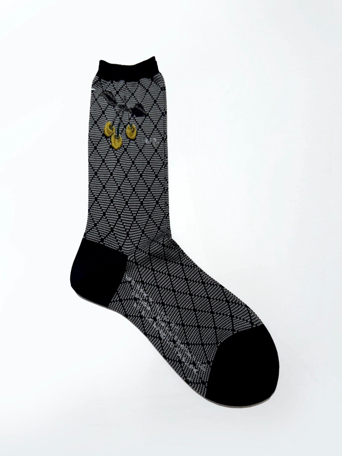 【NEW】AM-818 / CHERRY ON DIAMOND SOCKS