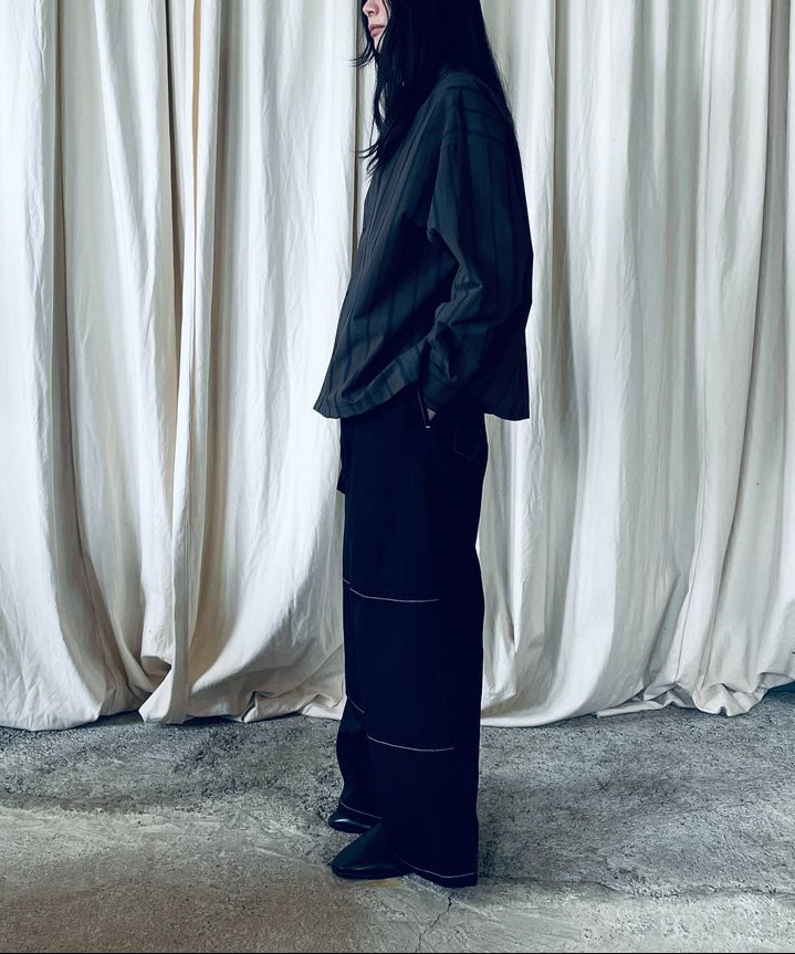 navy pants