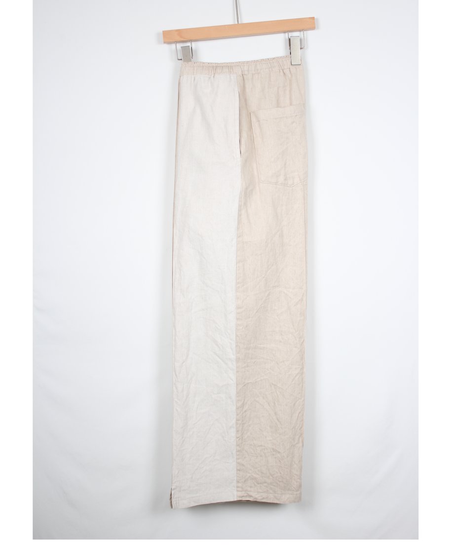 pt-56B / beige wide pants