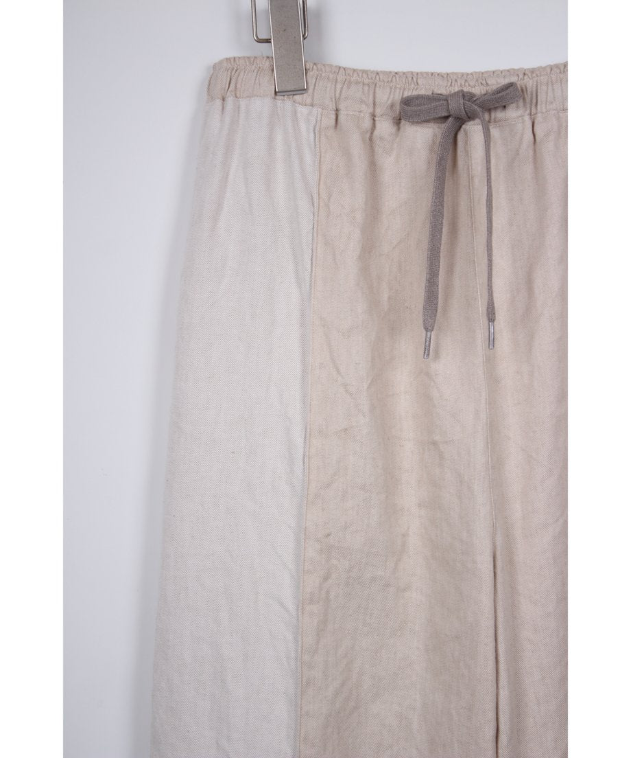 pt-56B / beige wide pants