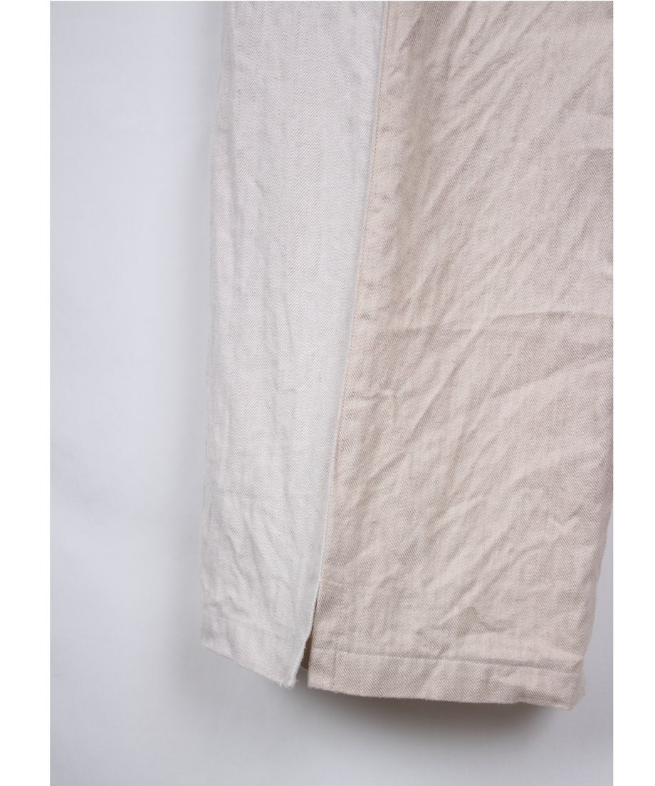 pt-56B / beige wide pants