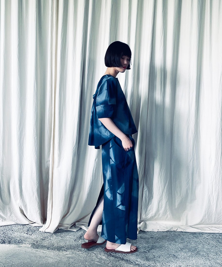 sk-30A / shibori skirt