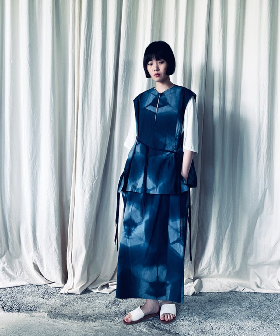sk-30A / shibori skirt