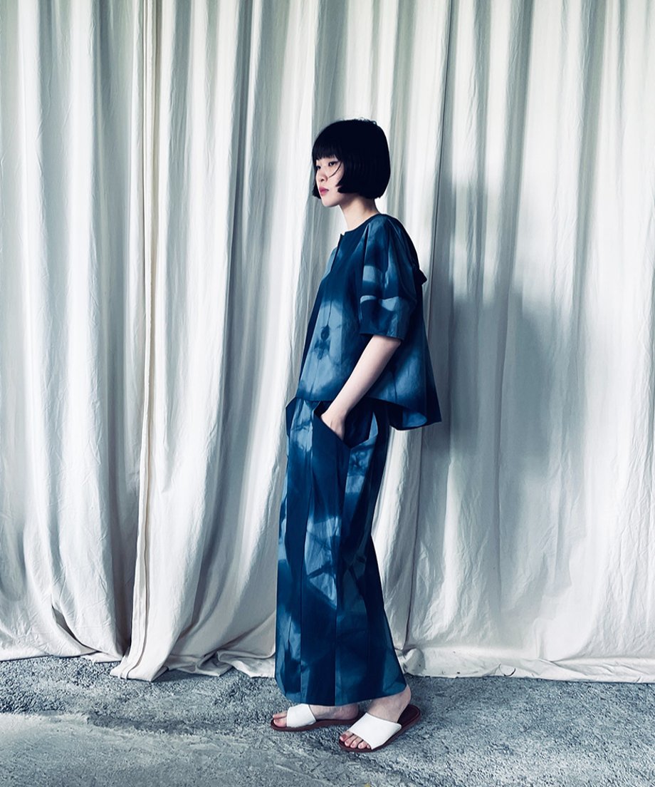 st-109A / shibori gather pull