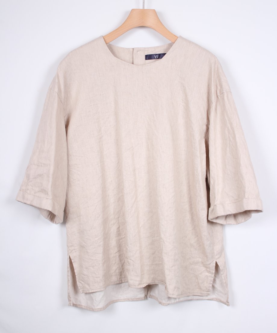 st-113B / beige half pull