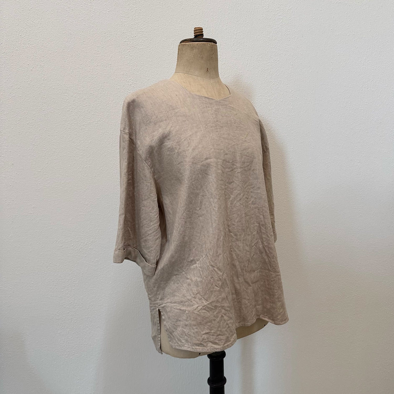 st-113B / beige half pull