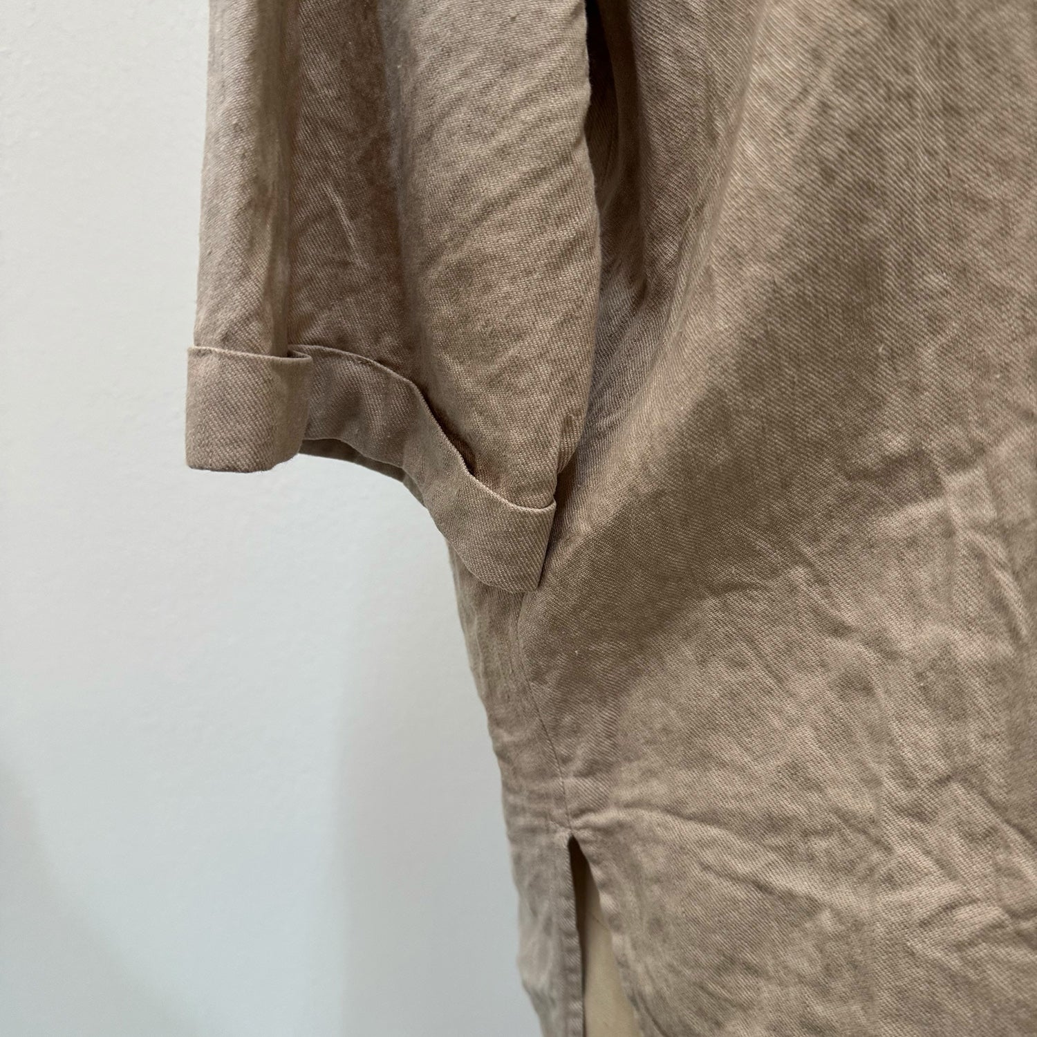 st-113B / beige half pull