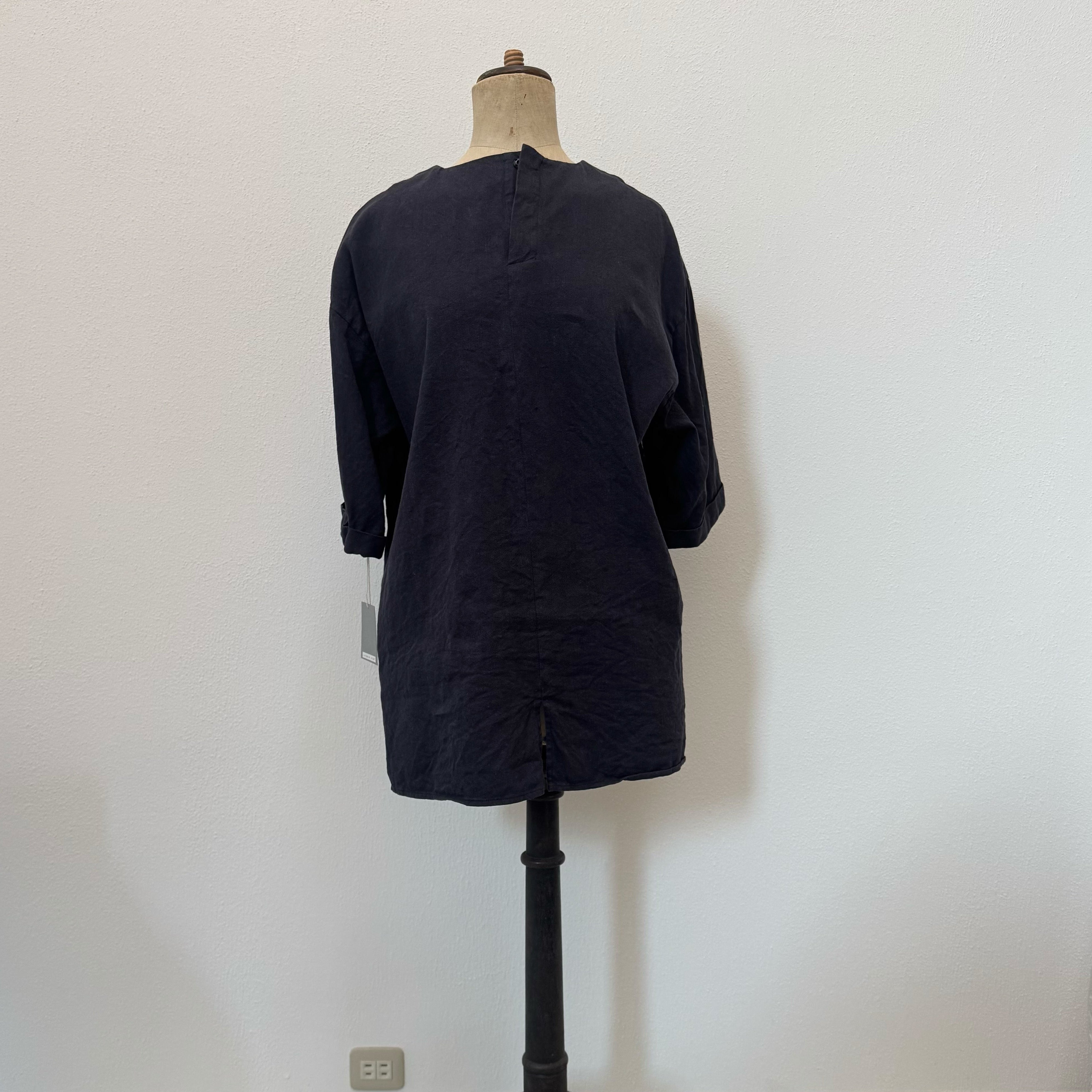 st-113N / navy half pull