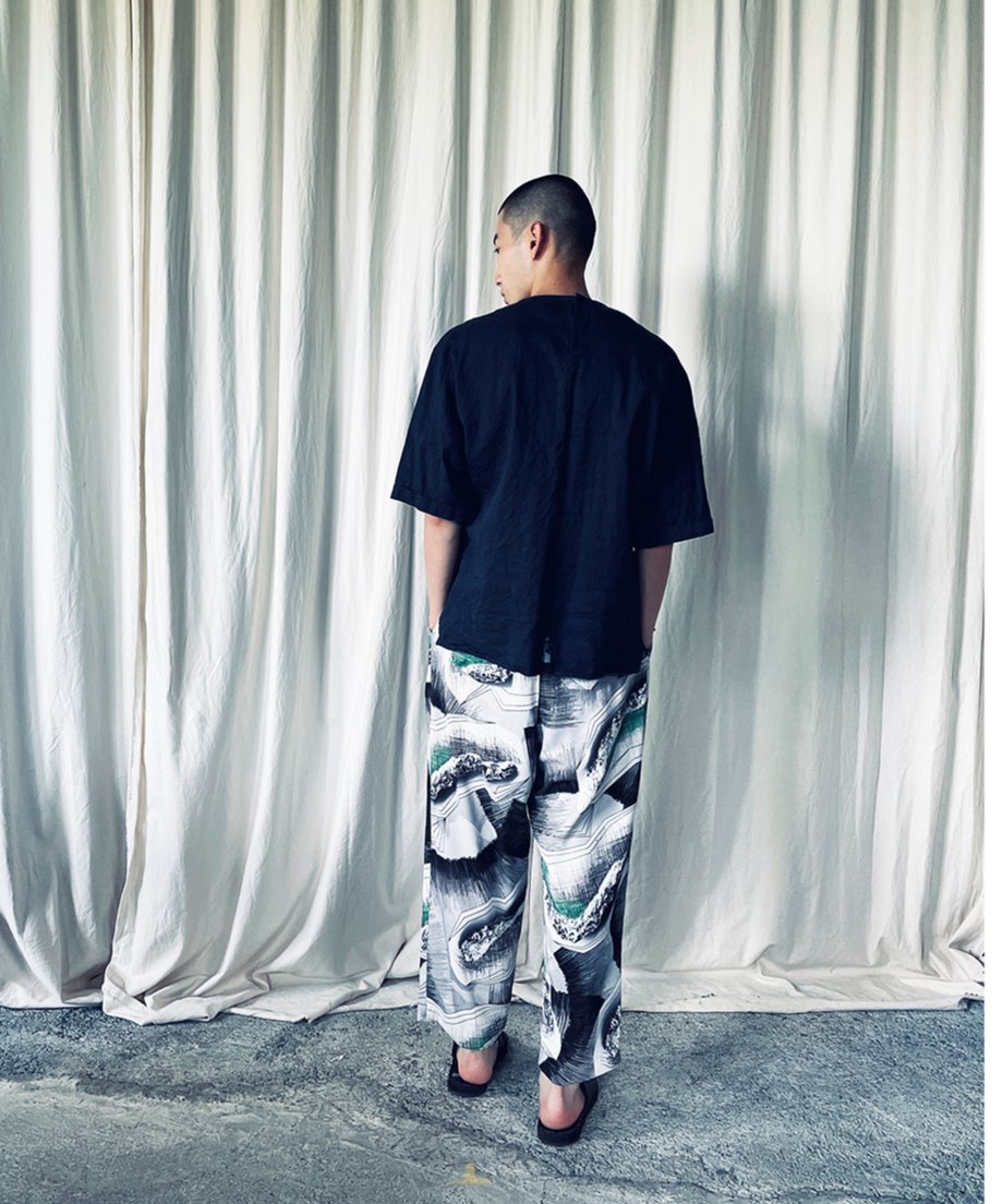 st-113N / navy half pull