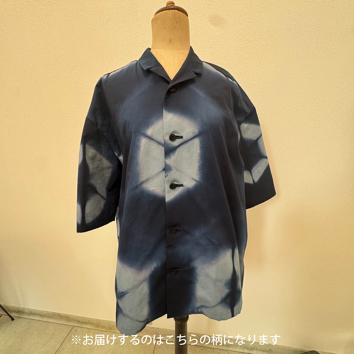 st-114A / shibori half shirt